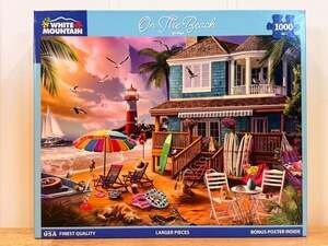 On The Beach 1000 Piece Jigsaw Puzzle by Olga